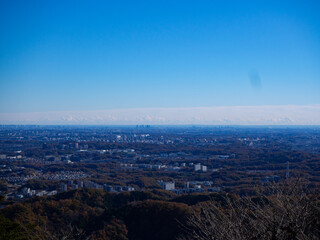 高尾山から見える風景