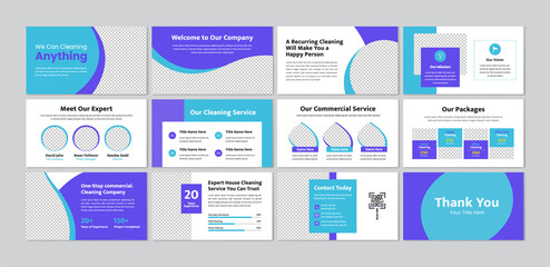 Cleaning Business Service Minimal Presentation Slides