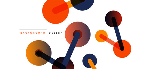 Network concept abstract background. Dots connection. Big data idea. Business template for wallpaper, banner, background or landing