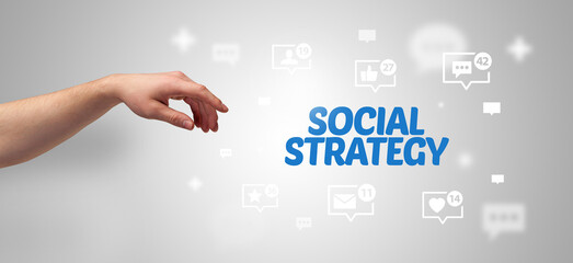 Fototapeta premium Close-Up Of Cropped Hand Pointing