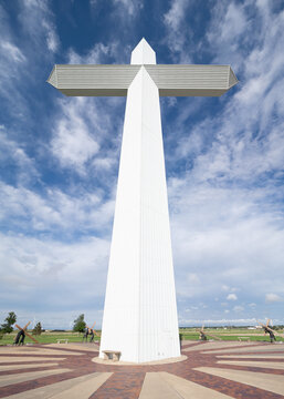Huge White Cross in Groom, Texas