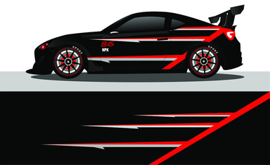 car wrap abstract racing graphic background for vinyl wrap and stickers