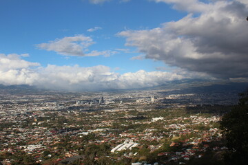 View of Central Valley of Costa Rica from Escazu