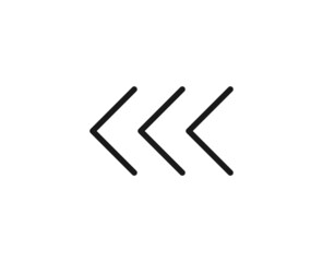 Black line icon on white background