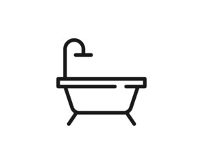 Beauty line icon on white background