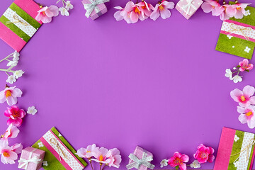 桜咲く　春のバックボード