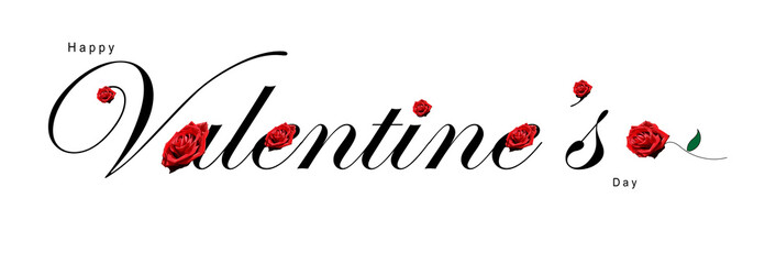 Valentine card with many pictures of red roses. valentine card white background valentine