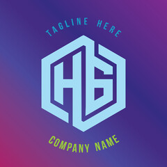 H6 lettering logo is simple, easy to understand and authoritative