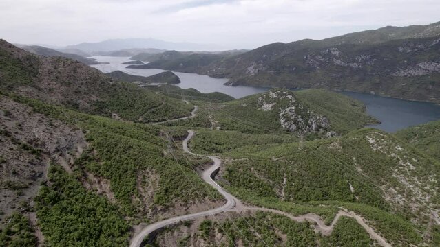 Side shot drone video "slider" over the SH25 in albania with the Drin River as the main shot.
Karma zone.