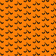  pattern with halloween pumpkins