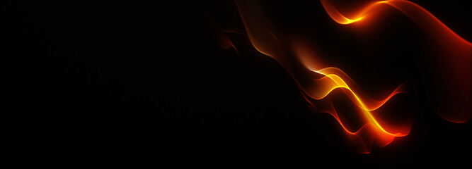 technology background with blue light digital effect corporate concept. Abstract background with interweaving of dots . 3D rendering.
