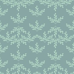 seamless pattern  background with leaves