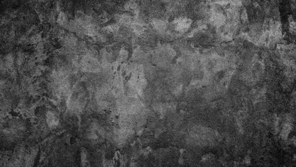 dark black abstract cement concrete wall texture background