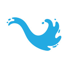 Obraz premium splashing water drop vector For decorating Songkran festival posters.