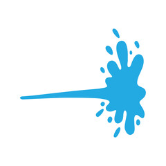 splashing water drop vector For decorating Songkran festival posters.