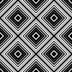 Abstract seamless geometric pattern. Geometric ornament with rhombus. Optical illusion effect. Vector illustration.
