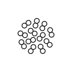 Pneumococcal infection icon. High quality black vector illustration.