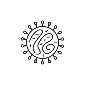 Arenaviridae icon. High quality black vector illustration.