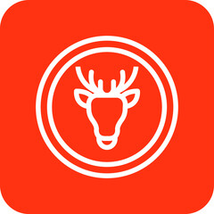 Wild animal Vector Icon Design Illustration