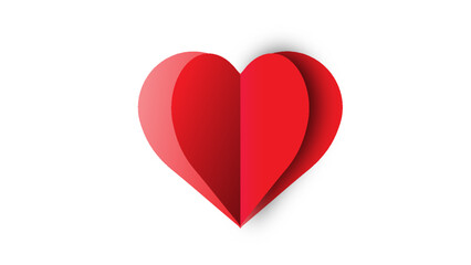 Heart, love, valentine's day red vector icon for apps and websites,red heart,vector, Illustration