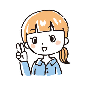 recommend clip art: 女の子