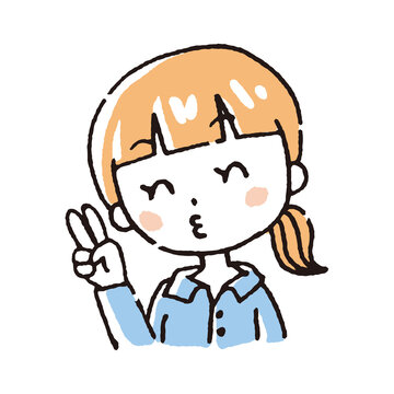 recommend clip art: 女の子