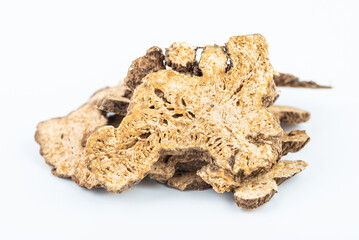 Close-up of Chinese herbal medicine Atractylodes