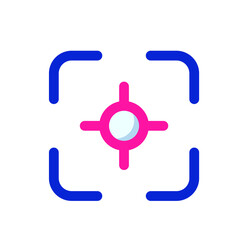 Fototapeta premium Targeting Vector Icon