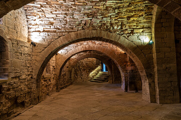 The Royal Monastery Of San Juan De La Pena near Jaca. Huesca, Aragon. Spain