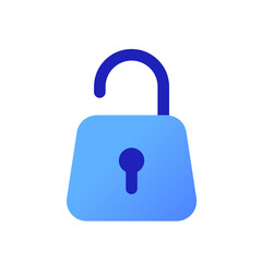 Unlock Blue Icon