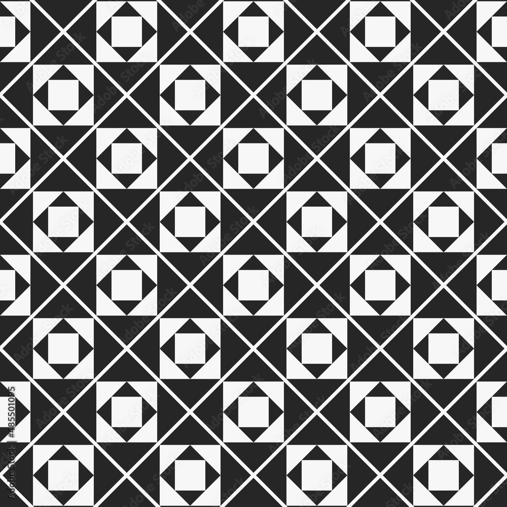 Aufkleber chess abstract cells. vector and seamless.