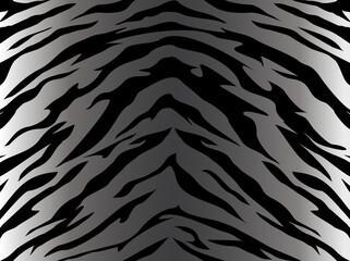 Seamless tiger pattern . Endless texture of tiger skin stripes. Print on fabric and textiles. Vector illustration