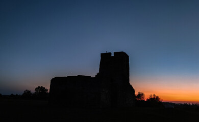 Fototapeta premium Shadow of the Csonka Tower in Hungary