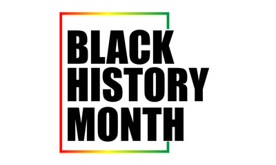 Obraz premium African American History or Black History Month. Celebrated annually in February in the USA and Canada. black history background, poster, greeting card, banner design.