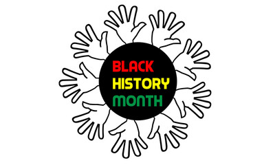 African American History or Black History Month. Celebrated annually in February in the USA and Canada. black history background, poster, greeting card, banner design.