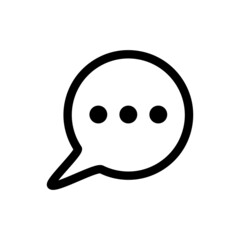 Speech bubble icon