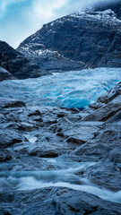 Top of the Nigardsbreen Glacier in Norway