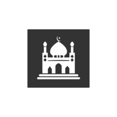 mosque icon logo image vector illustration