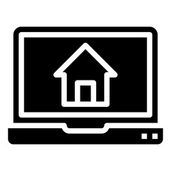 HOME glyph icon,linear,outline,graphic,illustration