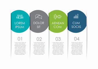Infographic design template with place for your data. Vector illustration.
