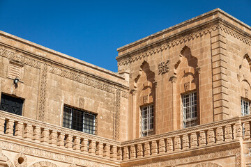 Midyat, Mardin, Turkey - October 15 2017: The Monastery of Mor Gabriel (Saint Gabriel,Deyrulumur, Assyrian Orthodox), Mardin Province of Turkey