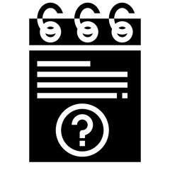 QUESTION glyph icon,linear,outline,graphic,illustration