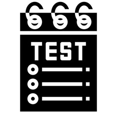 TEST glyph icon,linear,outline,graphic,illustration