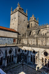 Fototapeta premium Cloître de la Sé cathédrale de Porto