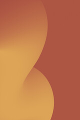 abstract color 3d paper art illustration set. Contrast colors.