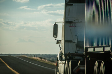 Obraz na płótnie Canvas truck on the road