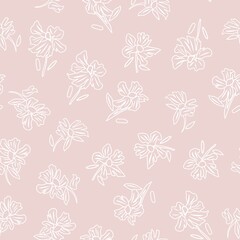 Obraz premium Floral Seamless Pattern Design Background