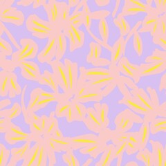 Fototapeta na wymiar Floral Seamless Pattern Design Background