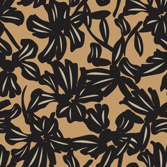 Fototapeta premium Floral Seamless Pattern Design Background