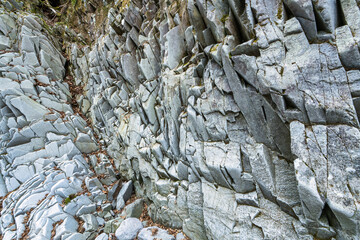 うろこ岩 竜のウロコ（板状節理）